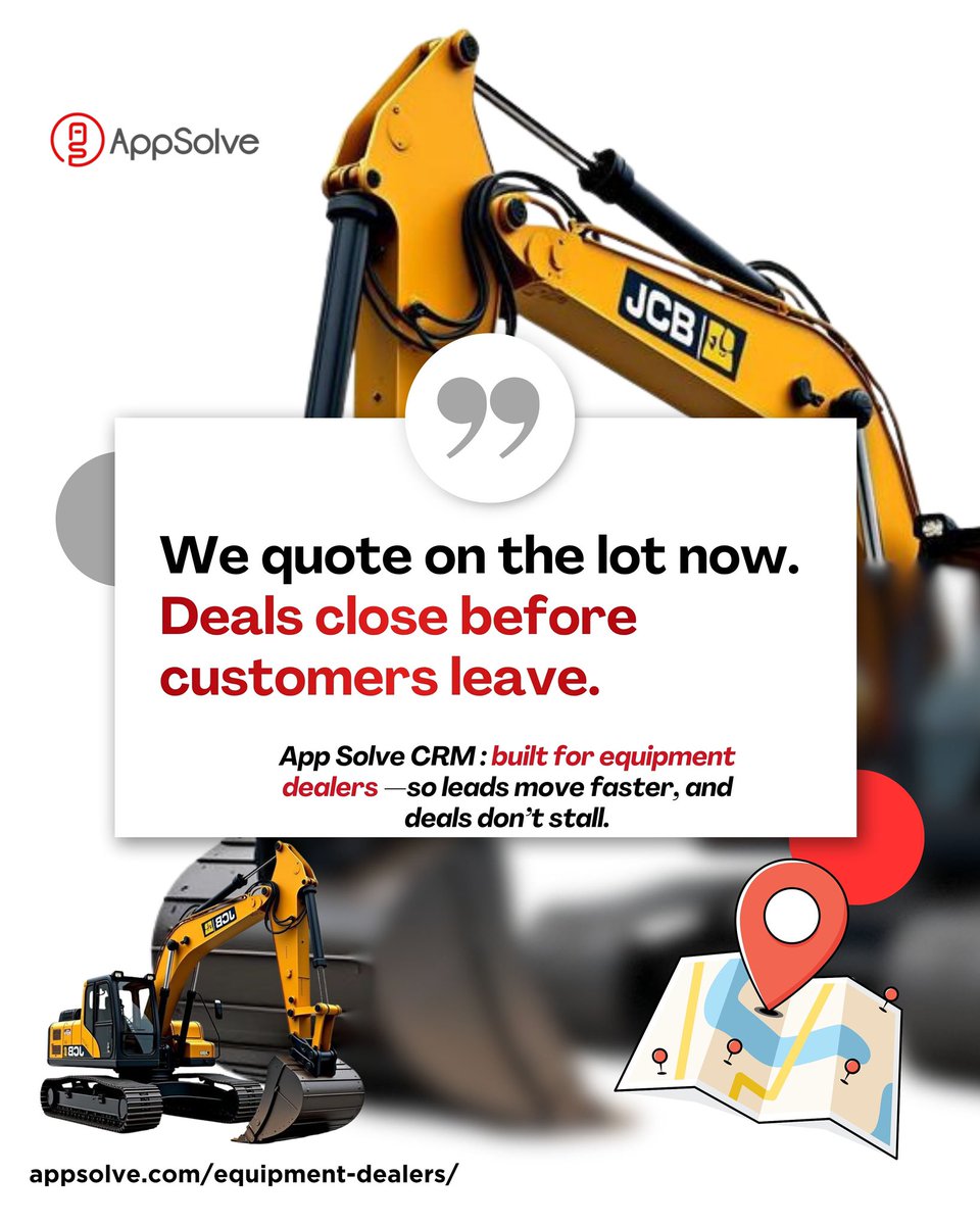 App Solve | Equipment Dealer CRM & Lead Routing tweet media