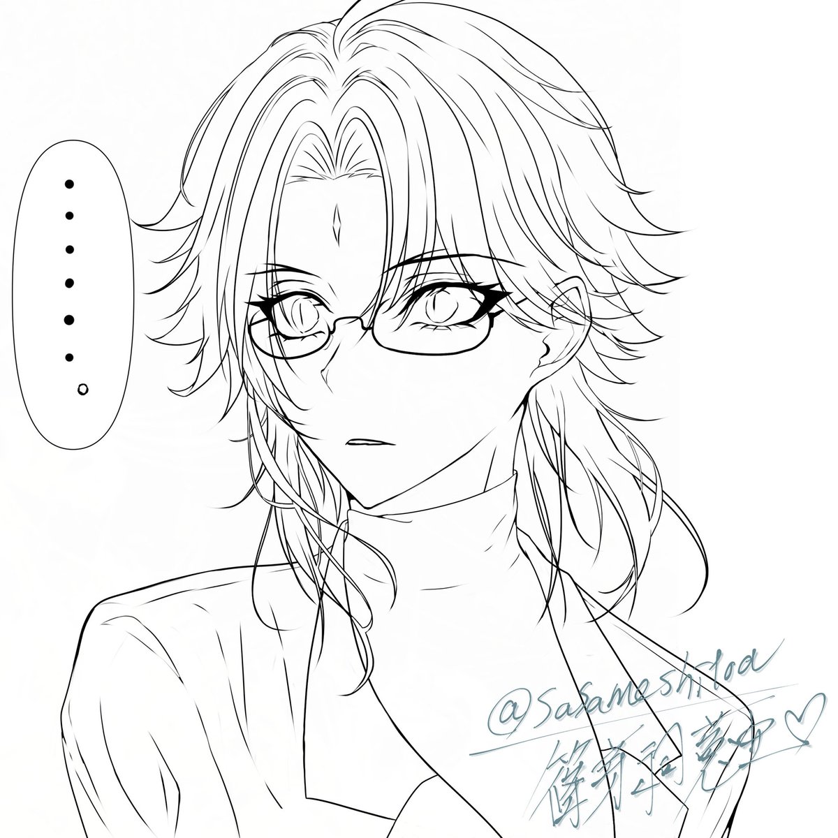 sasameshitoa's tweet image. #xiao
#lineart 

I’m planning to make this a three-piece series. This is the first one. I’ll keep working at it little by little 🔥✍️