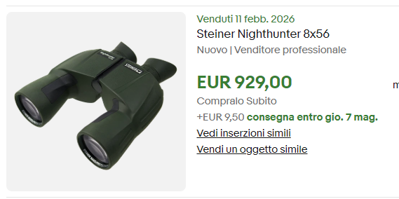 GorillaDiscount's tweet photo. €269 for Steiner Nighthunter 8x56 hunting binoculars? 🎯

German quality optics worth €1206 normally. Our users grabbed 20+ units before the glitch was fixed—a solid €700 profit per unit potential!

#errorediprezzo #preisfehler #priceerror #erreurdeprix #errordeprecio https://t.co/JMGbfhGJR8