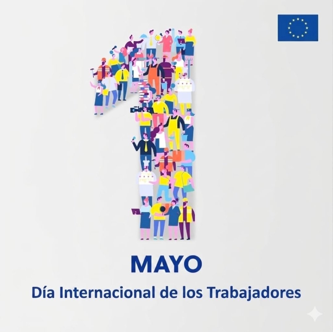 UEenHonduras's tweet photo. #1DeMayo Reconocemos a quienes con su trabajo diario construyen el presente y el futuro de Honduras.
Uno de nuestros sectores prioritarios de cooperación es el empleo, trabajo digno y crecimiento económico. 
Invertir en las personas es clave para un desarrollo sostenible y justo. https://t.co/wgC8k4GtIG