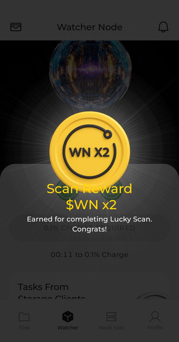 🚀 Big win on DeNet! My Watcher Node has just detected a file ready for extra copies in the DeNet Storage network, earning me some token rewards!

📱💰 Join with my link and start earning: links.denet.app/mobile?referre…

Enter my code: 0x8b92b89f22b422f3bd59433fb976334ebebd7184