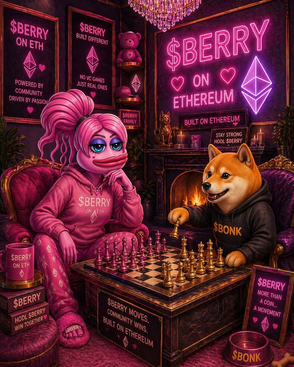 berrycoinoneth's tweet photo. No $BONK  $BERRY is not going to show you her next move...

Checkmate. https://t.co/oJYVCawOkT