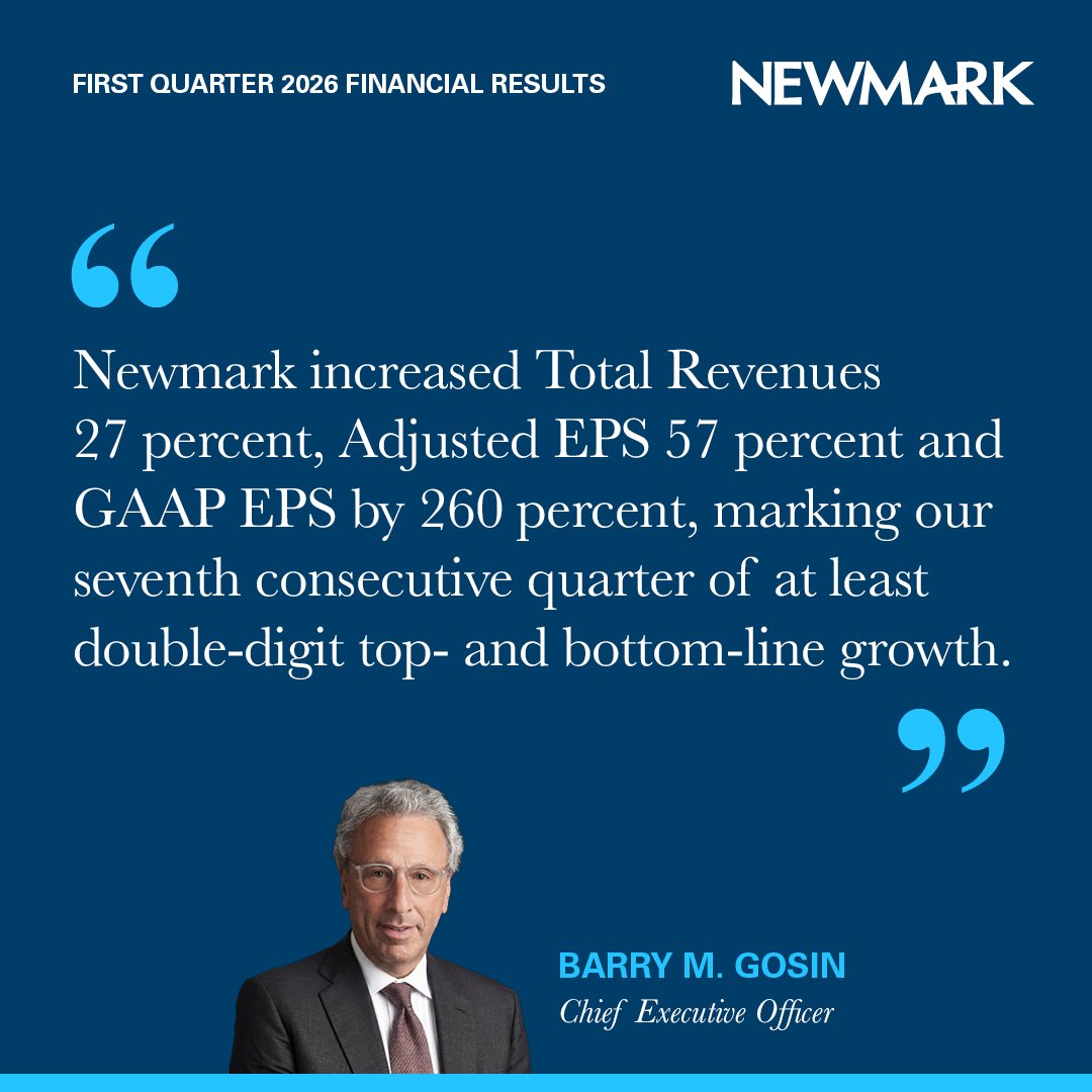 Newmark tweet media