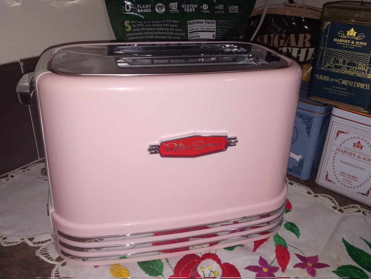 raisinchoirgirl's tweet image. my new emotional support toaster that could also double as a way out of this earthly plane if need be