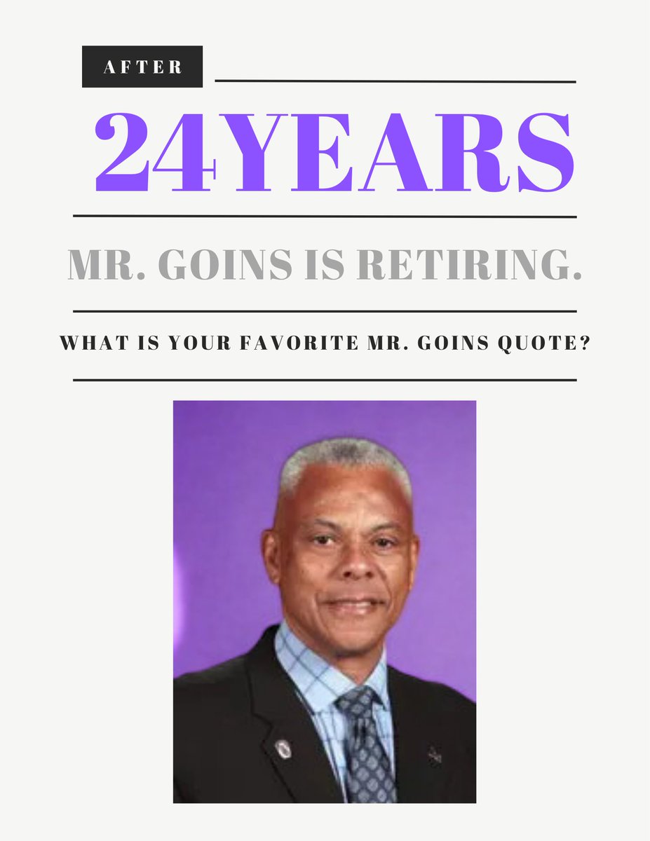 WBDGIndy's tweet photo. #ICYMI, Mr. Goins is calling it a career after 24 years of teaching television and video production at @A31CareerCenter and @BenDavisHS. We're celebrating him here at WBDG as well! What is your favorite Mr. Goins quote or "Goins-ism"? https://t.co/ecK378A9qZ