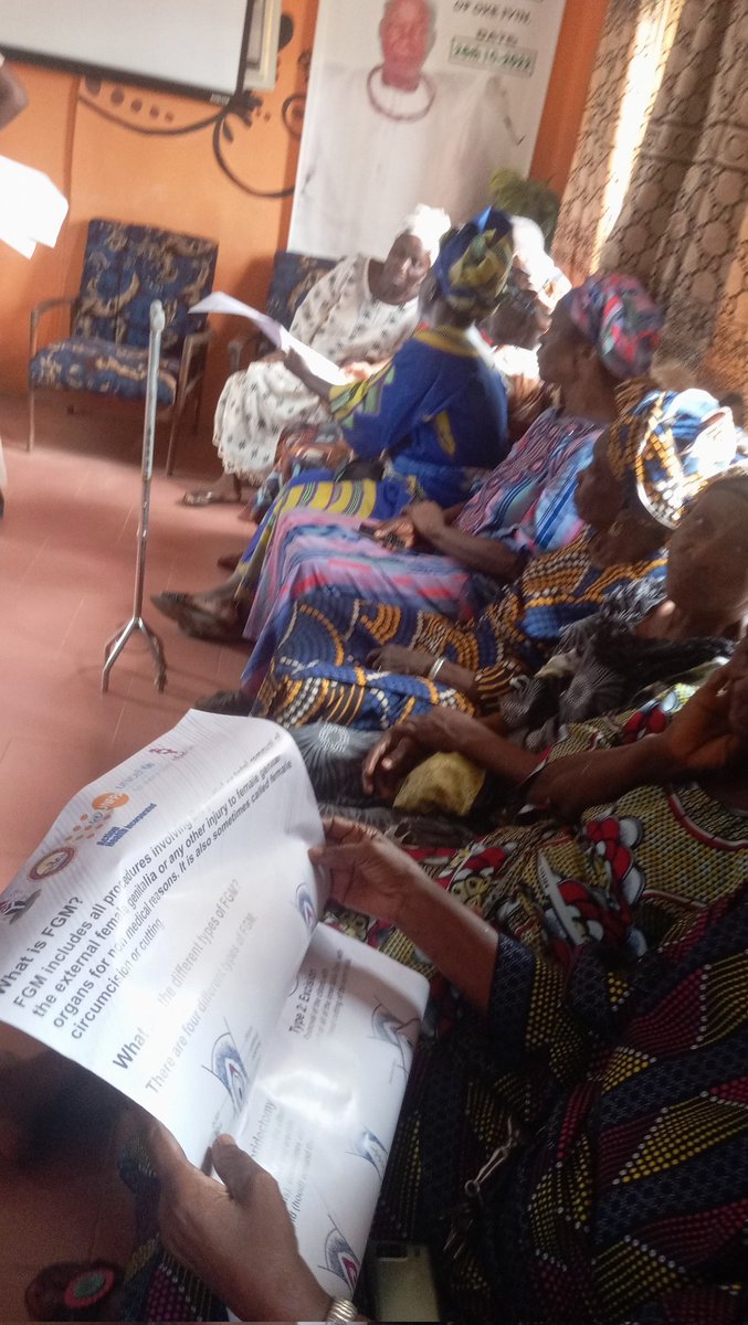 Medayese_Ijesa's tweet photo. At the One Day Awareness Session for Sustaining FGM Elimination among Grandmothers &amp; Community Champions in ilesa West LGA, Osun State.
#EndFgm https://t.co/skBcRyxcha