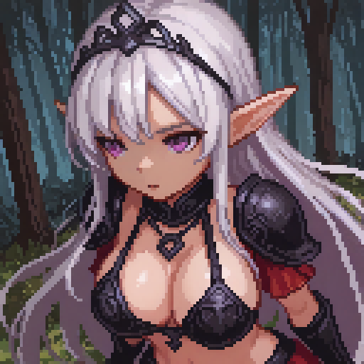 Follow me, these woods are not safe. 🌴🦖🎋 #pixelart #ドット絵