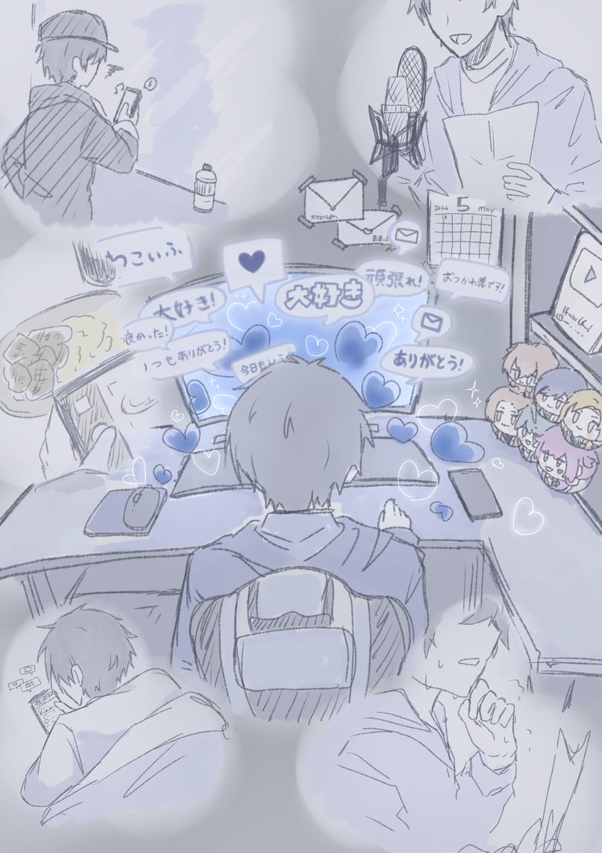 らぴぴぴ❕ʔ•̫͡•ʔ💙 tweet media