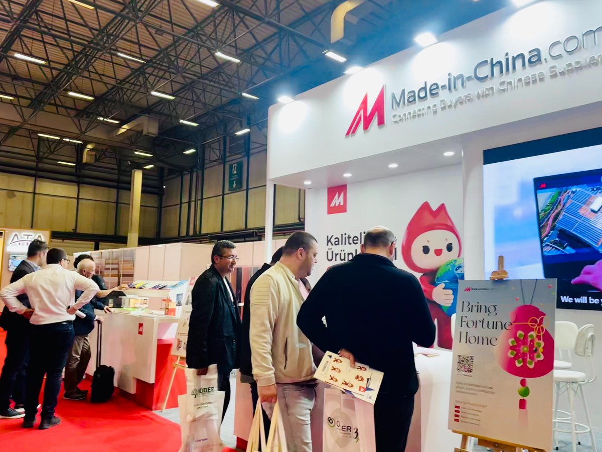 madeinchina_b2b's tweet image. Made-in-China.com  is at Turkeybuild Istanbul 2026, April 27-30. 🎉
Here are some on-site updates. Come meet us at the exhibition and explore new sourcing opportunities together.
📍 Booth 4422 | TUYAP Fair &amp;amp; Congress Centre
#MIC #MadeInChina #Sourcing #TurkeybuildIstanbul