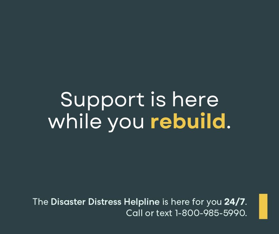 Disaster Distress Helpline tweet media