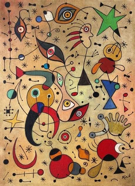 The birth of the World 1941. 
Joan Miró.