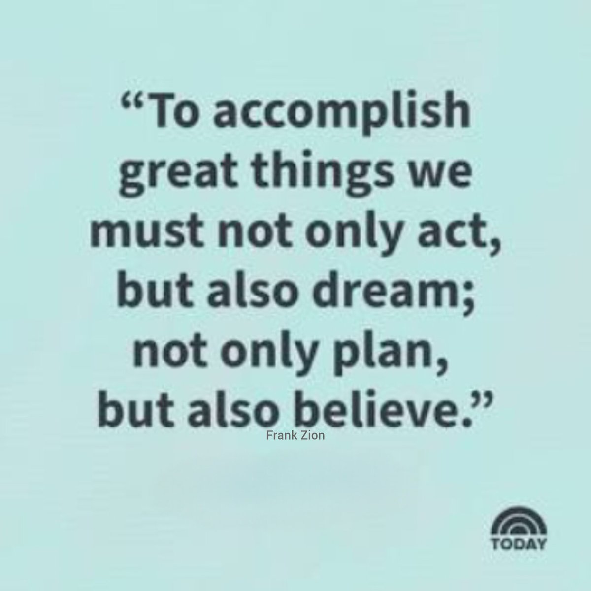 RealFrankZion's tweet photo. We MUST believe https://t.co/LZ7fkdpjaL