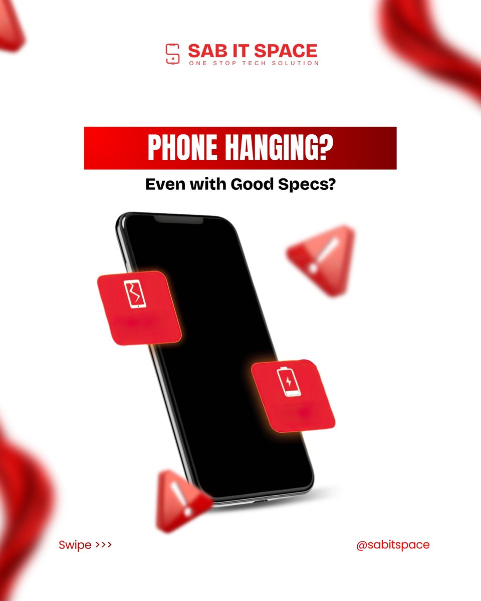 SabitSpace's tweet image. Phone Hanging Even With Good Specs?
Very common problem in Coimbatore!

Not software glitch always — sometimes deeper issues.
We fix it right at Sab IT Space.
Swipe carousel for details 👇

DM us if your phone is frustrating you daily.
#PhoneRepair #Coimbatore #MobileFix