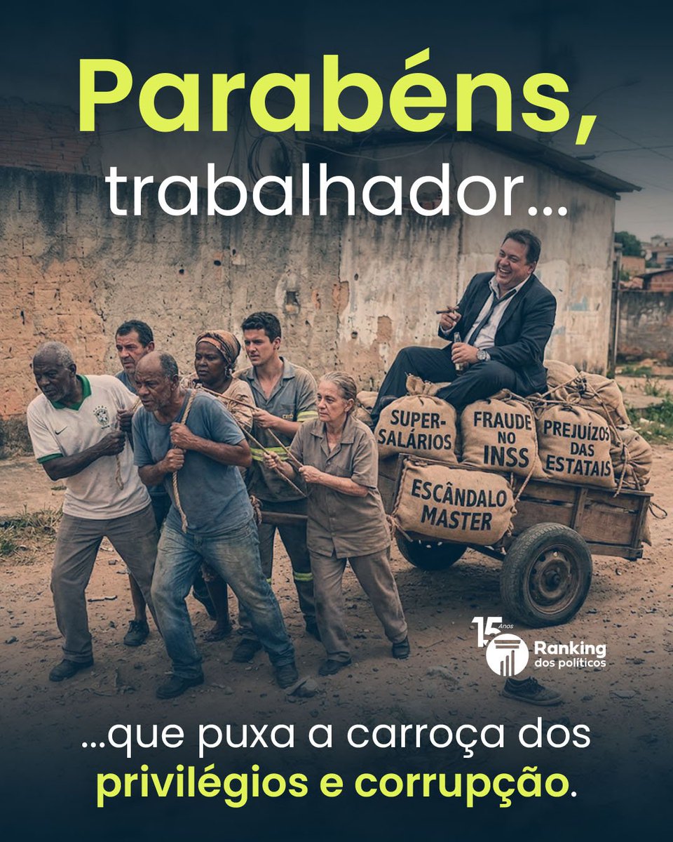 Ranking dos Políticos tweet media
