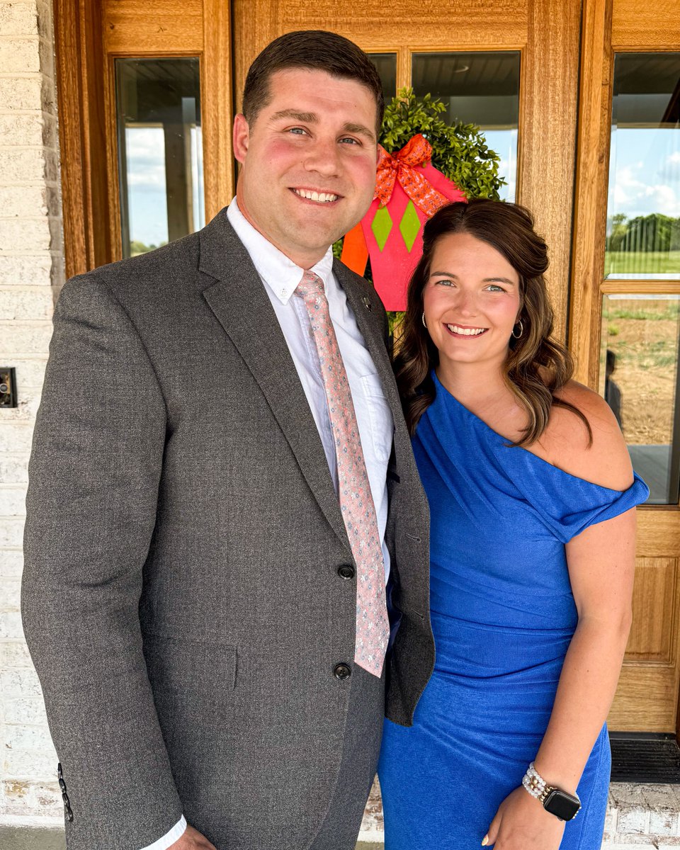ELDistilling's tweet photo. Master distiller Caleb Kilburn and his wife, Hannah, attended the event. Kilburn notes his appreciation of his alma mater's warm reception of ELD and is excited for their continuing partnership. https://t.co/xR5S2XQkwf