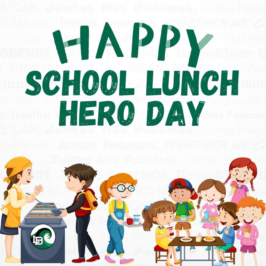 LBpublicschools's tweet image. We thank our school nutrition staff for preparing healthy meals and helping students thrive every day. #TogetherWeCan #JuntosNósPodemos #JuntosPodemos