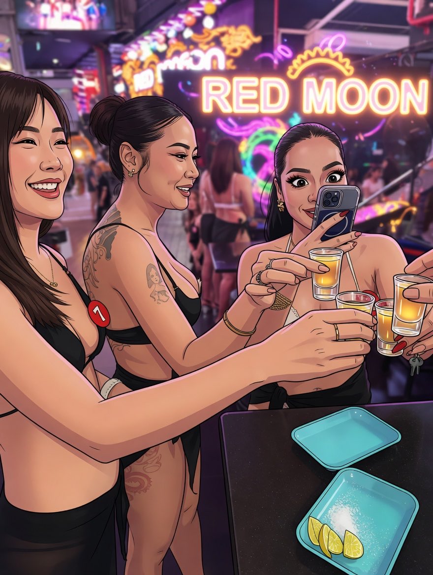 CandymanBKK's tweet image. The weekend is here, why not celebrate.

Nana is alive and well 
The first bar to your left as you walk in is the one and only @LollipopBangkok 

Great times are made here.

Super Hot Ladies
Ultra Cold Beer 
Pulsating music.
Friendly Service.

#Shameless

Yeah I know 😂😂😂🙏😎