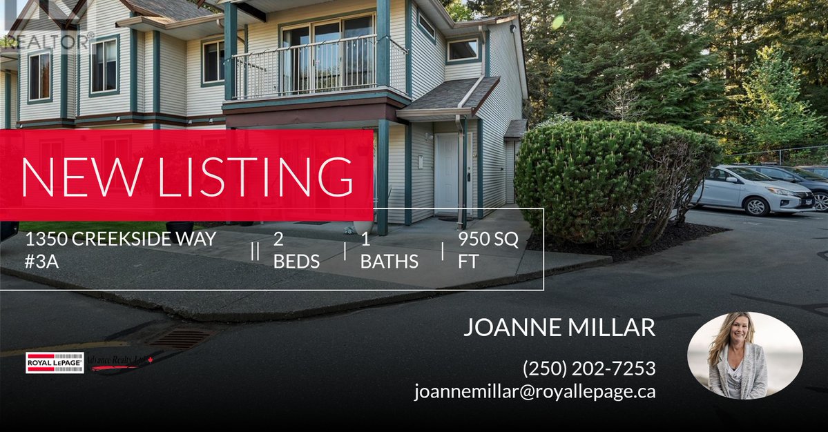 R_LePageAdvance's tweet image. 📍 New Listing 📍 Take a look at this fantastic new property that just hit the market located at 1350 Creekside Way #3a in Campbell River. Reach out here or at (250) 202-7253 for more information

Listed byJoanne Millar

"Helping... homeforsale.at/1350_CREEKSIDE…