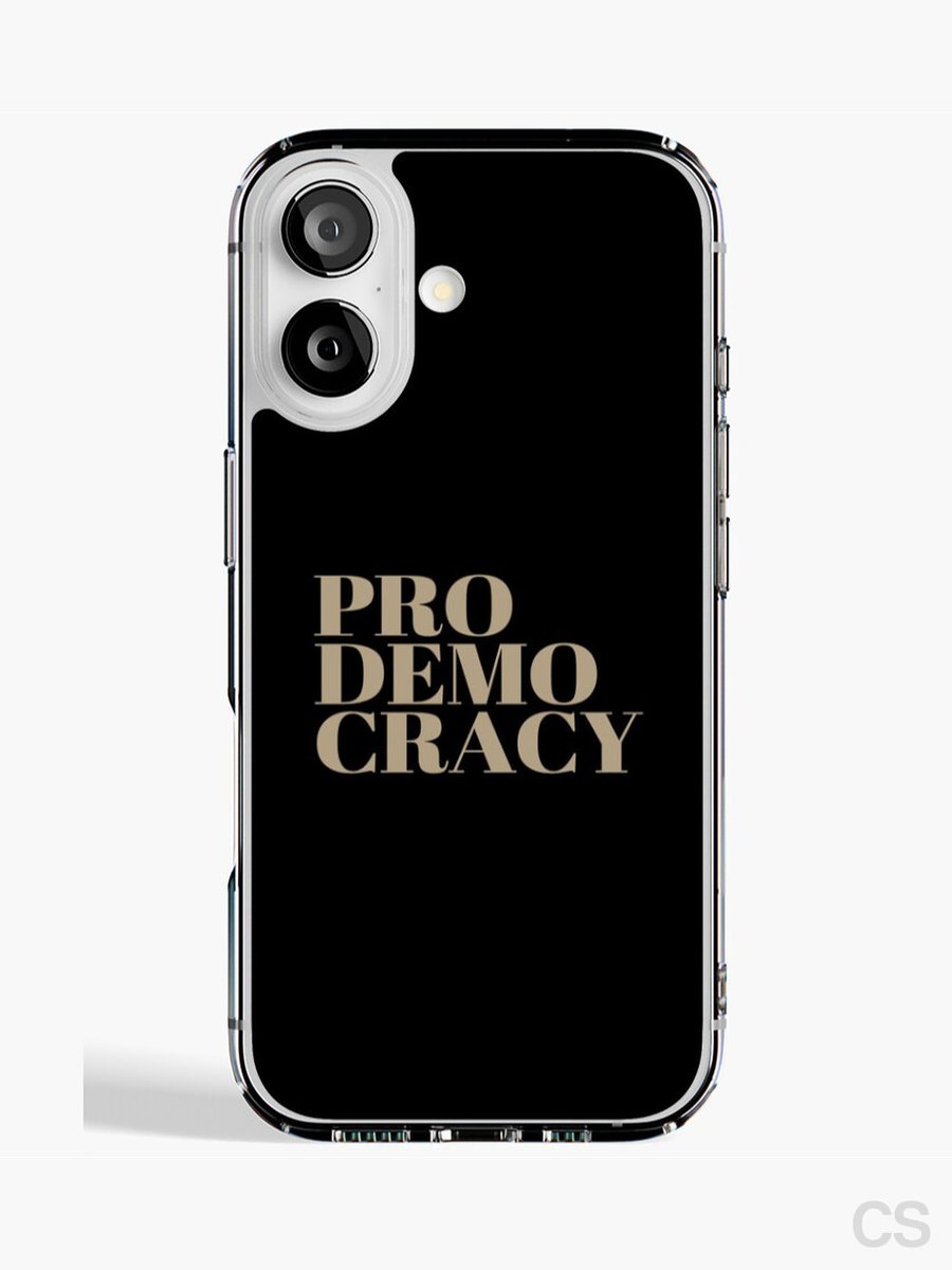 caecussocietas's tweet image. 🕊️📱 PRO DEMOCRACY - iPhone soft case

To protect and save democracy. Bold text design.
Samsung Galaxy phone case also available.

redbubble.com/i/iphone-case/…

#iPhoneCase #phoneCase #PhoneCaseLover #proDemocracy #saveDemocracy #democratic