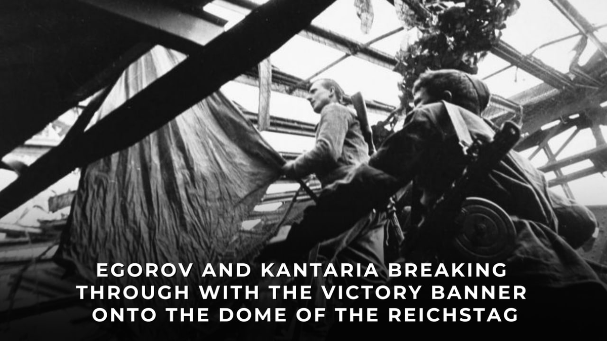 mfa_russia's tweet image. #Victory81

🎖 On May 1, 1945, the legendary #VictoryBanner was raised over Reichstag, marking the end of final battle of #WW2.

The Victory Banner soaring over defeated Reich entered history as symbol of our great triumph in the fight against Nazi evil.

t.me/MFARussia/29627