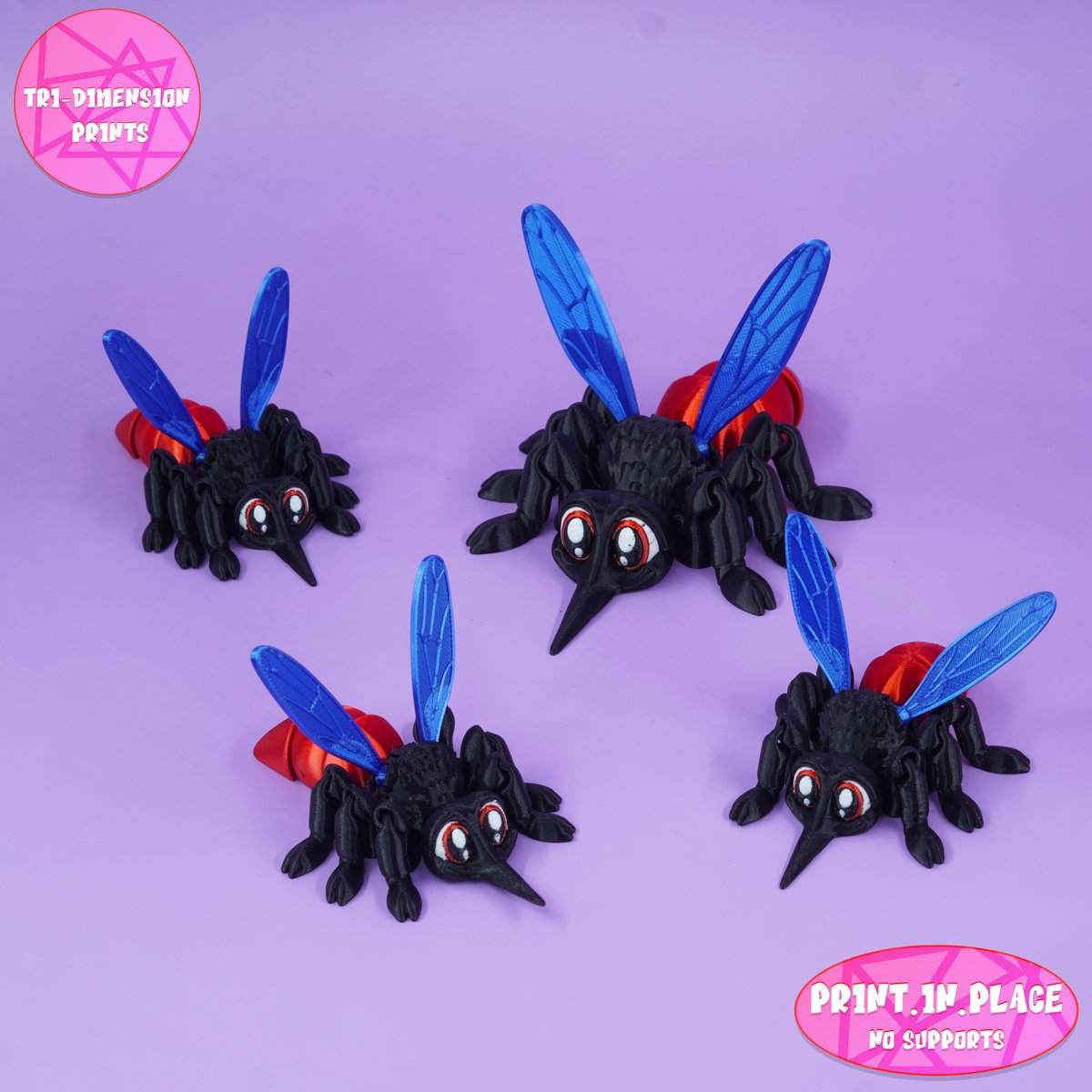 prints35833's tweet photo. Flexi Mosquito Now Available In @Cults3D  

STL LINK :- https://t.co/6NZ4hYLPOE

#3DPrinting #3dprint #cults3d #3dprinted #3dstl #fleximosquito #mosquito https://t.co/AlcJbryteL