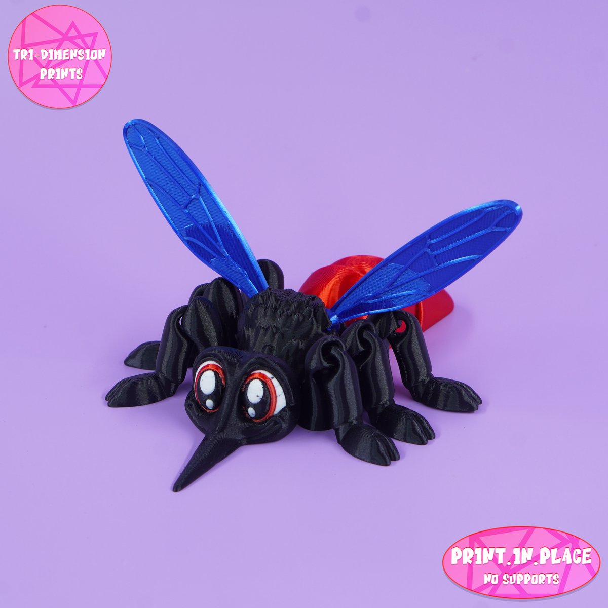 prints35833's tweet photo. Flexi Mosquito Now Available In @Cults3D  

STL LINK :- https://t.co/6NZ4hYLPOE

#3DPrinting #3dprint #cults3d #3dprinted #3dstl #fleximosquito #mosquito https://t.co/AlcJbryteL