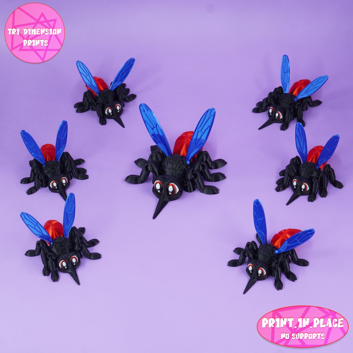 prints35833's tweet photo. Flexi Mosquito Now Available In @Cults3D  

STL LINK :- https://t.co/6NZ4hYLPOE

#3DPrinting #3dprint #cults3d #3dprinted #3dstl #fleximosquito #mosquito https://t.co/AlcJbryteL