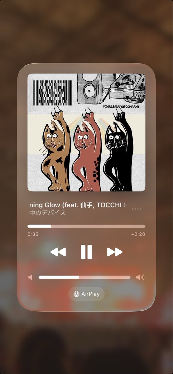 No.6    Morning Glow / 604

猫盤の中で一番好きな曲。まずtocchiのビートがすごく良いのと、hangの熱いのバースがぶっ刺さってずっときいてる
知らなかった人は聞くべき🐈

open.spotify.com/track/4zhF412f…