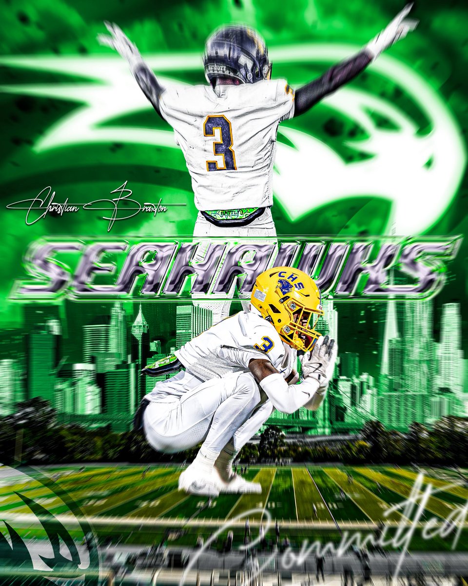ChristianBrax22's tweet photo. Blessed🙏🏾🟢⚪️ #committed #Letsfly 
@Wagner_Football https://t.co/CqRi36ZrAr