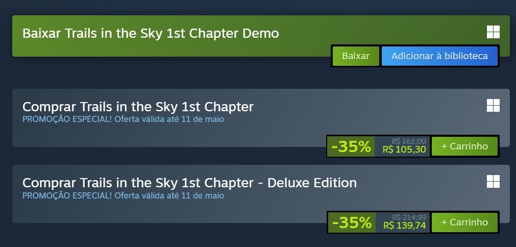 HyugoEx's tweet photo. A Hora de Comprar é agora! Uma das melhores franquias de JRPG da atualidade! https://t.co/N3xes0Cqop