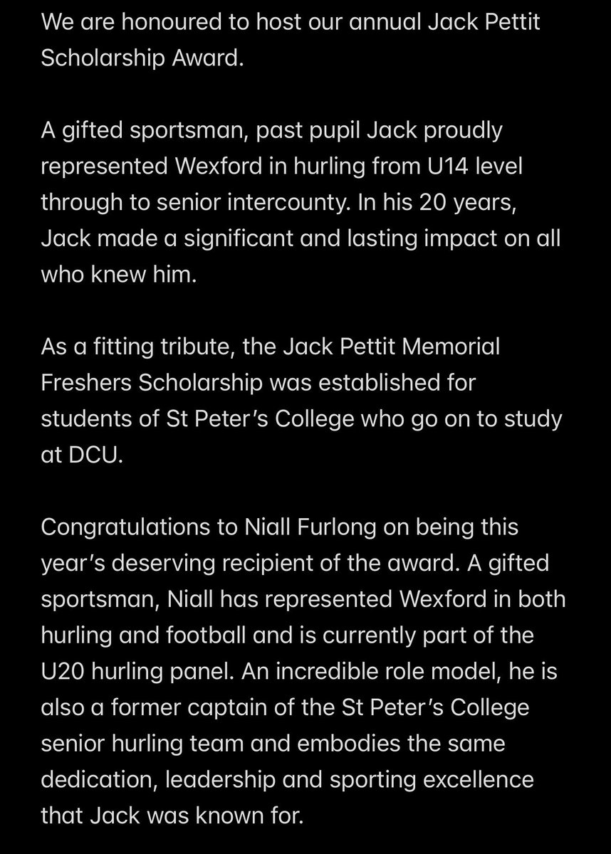 St Peter's College GAA tweet media