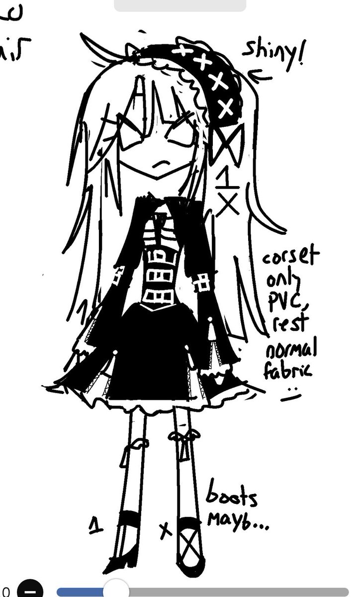 still no drawing motivation but i scribbled out an idea so i can finish it like…eventually…i guess