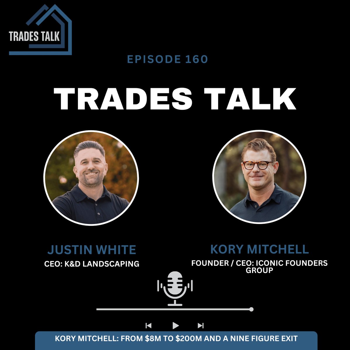 IconicFounders's tweet image. Most #contractors run busy companies. Few build ones that can sell. On Trades Talk, Kory Mitchell breaks it down: clean numbers, real systems, &amp;amp; a team that runs the job without you. If you want control over your exit, not guesswork, listen to the episode. tinyurl.com/v4dwkwtv