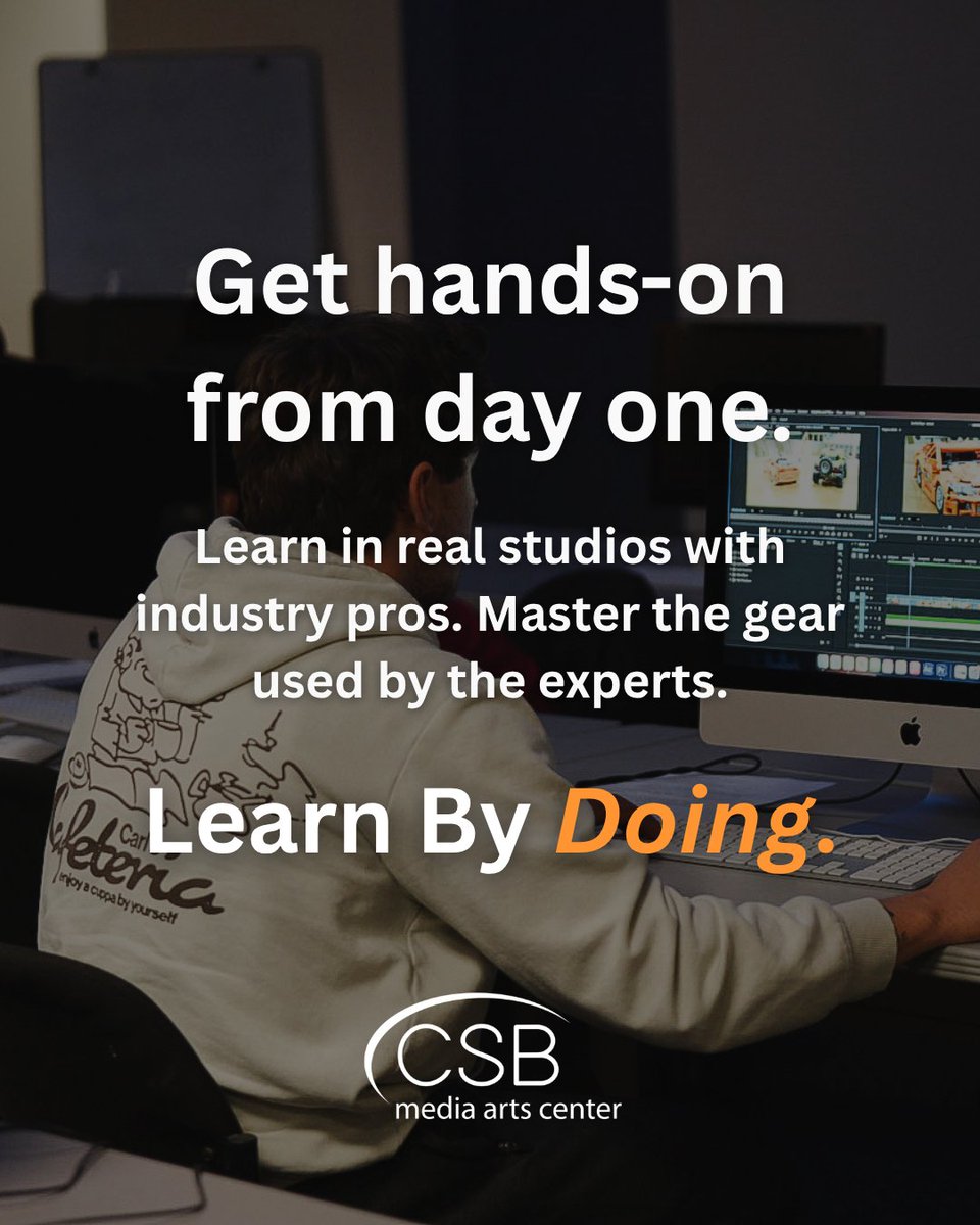 GoCSB's tweet image. We don't do "sit and listen" here. From your very first day, you are behind the board and on the mic. Our "Learn By Doing" philosophy means you master the gear used by industry pros by actually using it. 

#CSBMediaArtsCenter #LearnByDoing #MediaCareersStartHere