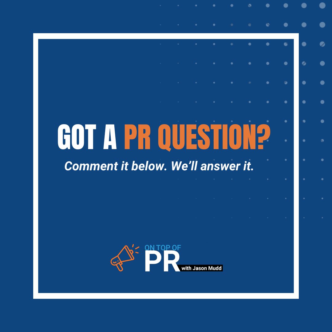 On Top of PR with Jason Mudd podcast tweet media