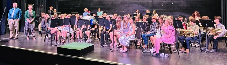 BataviaBMS's tweet photo. Our BMS band classes rocked the stage last night for their spring concert. It was a great night of music! https://t.co/VR7CsD7eBh