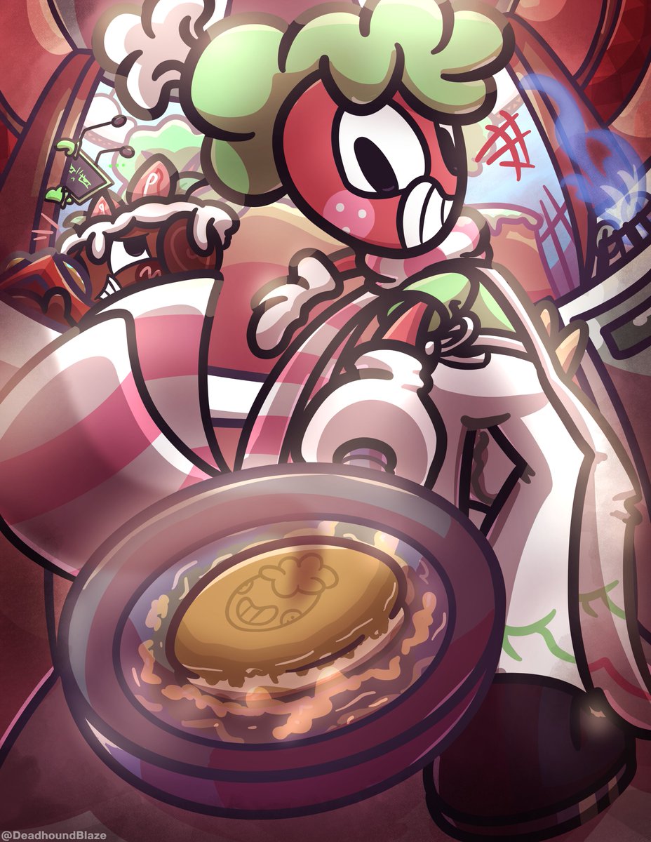 DeadhoundBlaze's tweet photo. And the start on May!
It's cookin' with Strawberry guy  🍓 🍴 ✨
#DandysWorld #Sprout #Cosmo #Vee https://t.co/1GhJUAhS2t