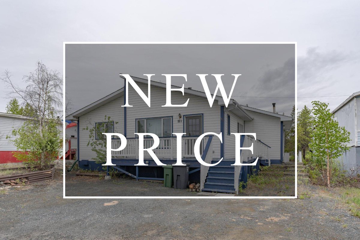 New Price 113 Herriman Road Yellowknife, NT
2 Bedroom | 2 Bath | 1505 Sq. Ft.
Offered at $495,000
#Yellowknife #YellowknifeRealEstate
cbyk.ca/residential/11…