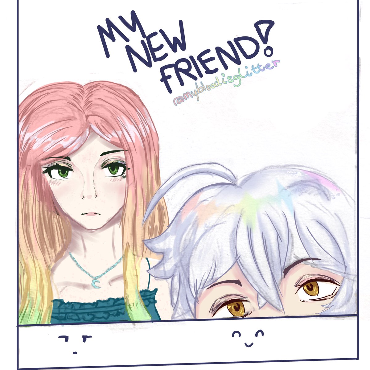 mybloodisglittr's tweet image. Some polaroids Ace keeps in his wallet.
Raine is unaware of the second one haha 

These are relatively quick and unpolished so don’t look too hard at the mess 
Anyways, it’s the start of exam season so i’m going to be inactive for at least a month. sorry guys. 

#oc #ocart
