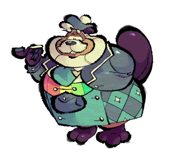 Testing new colors and outfit for his design,, i lov my toony ol gramps

#art