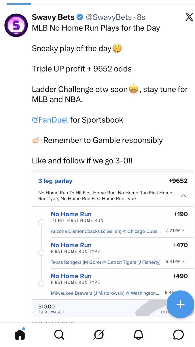 Swavy Bets tweet media