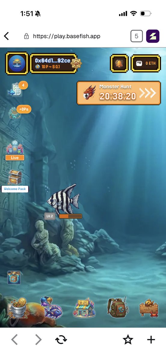 今後話題になりそうな予感🐟#BASEFISH 🎮
<a href="/BaseFishApp/">Base Fish</a>
～～～～～～～～～～～～～～～～～
 BASEチェーン上🎮
 みんな大好き
放置系× NFT × Web3ゲーム
 NFTは魚かな？

なんと言っても、放置てのがいい
もちろん、お世話してもポイントを稼げるBCG

・GameFiが進化してる
