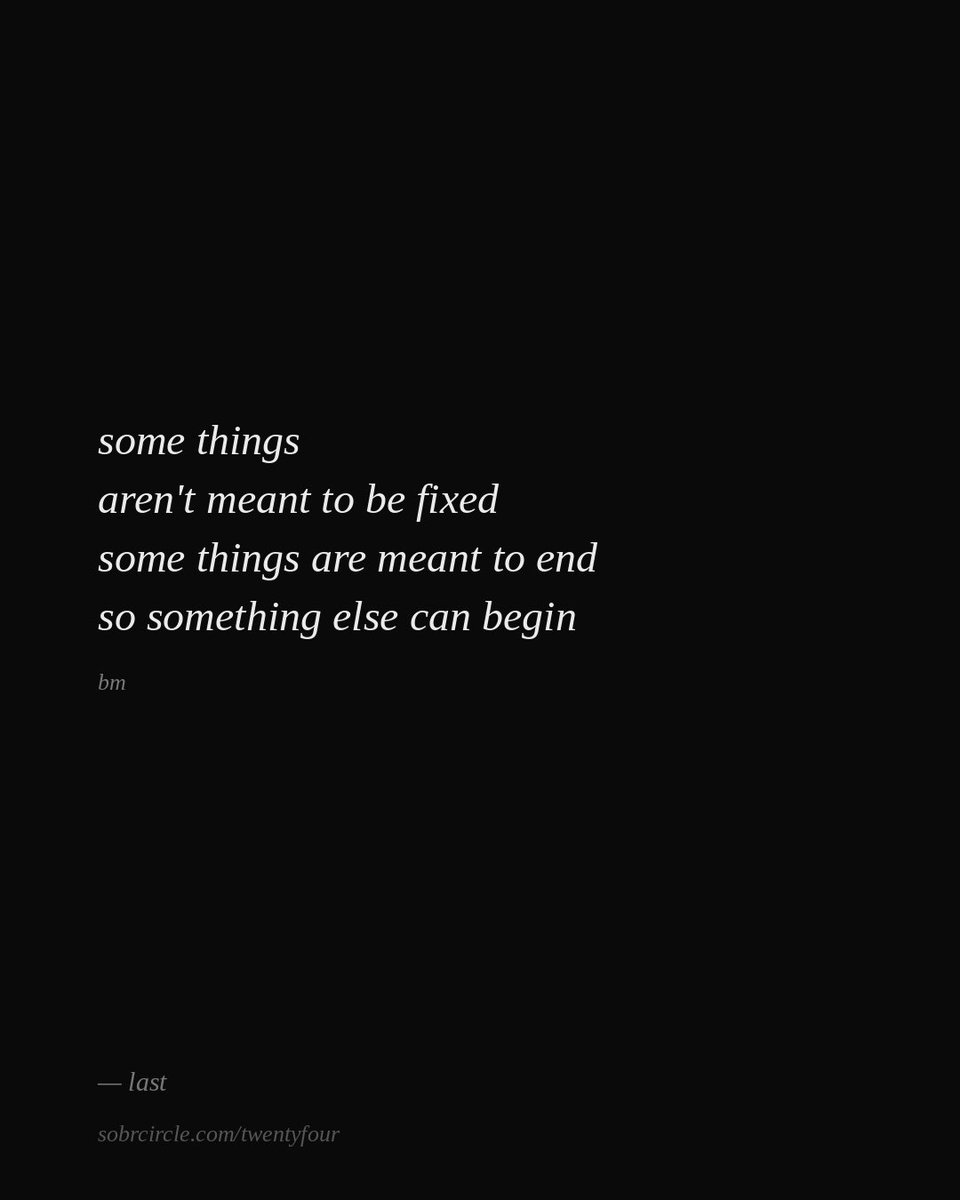 twentyfourbm's tweet image. when did you know — not hope, not try — but know it was the last time?

#faith #sobriety #recovery #healing #poetry