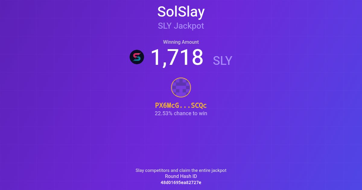SolSlay - Solana Game tweet media