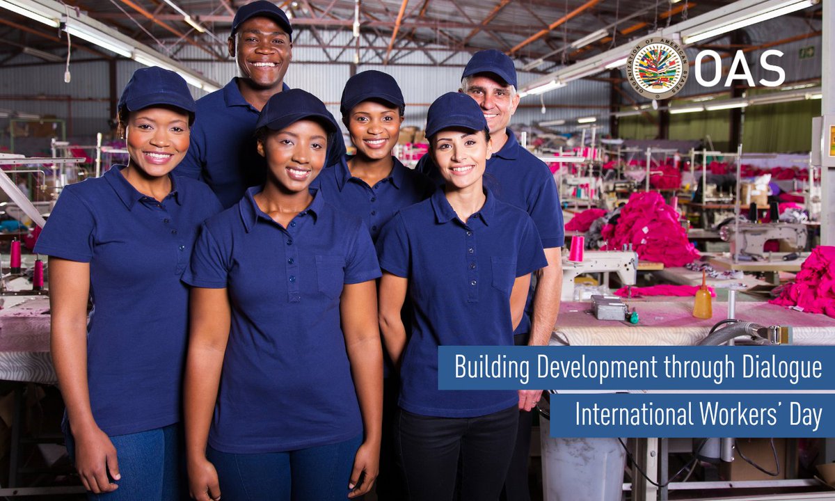 OAS_Development's tweet photo. 🌎 Today, we celebrate the 680M+ workers who daily move the Americas. Yet, we know there is much to fix: labor informality (46.7%), gender gaps, and other challenges limit our potential. #WorkersDay https://t.co/raGGgCTdlm