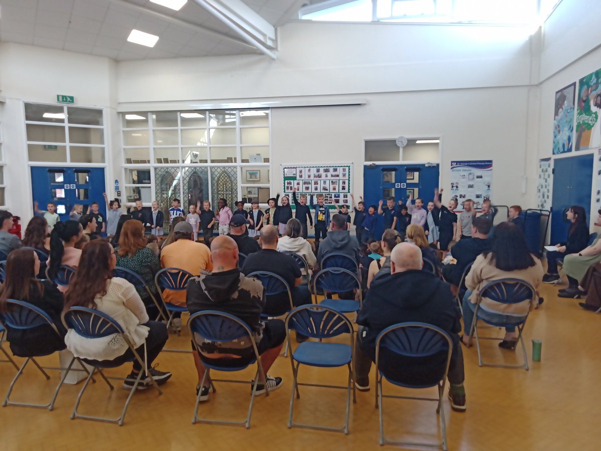 MissDSGC's tweet photo. Thank you to all the parents and carers that came to watch Y1/2's Class Worship this morning! @MrGSGC https://t.co/zYsZ4aSIxM