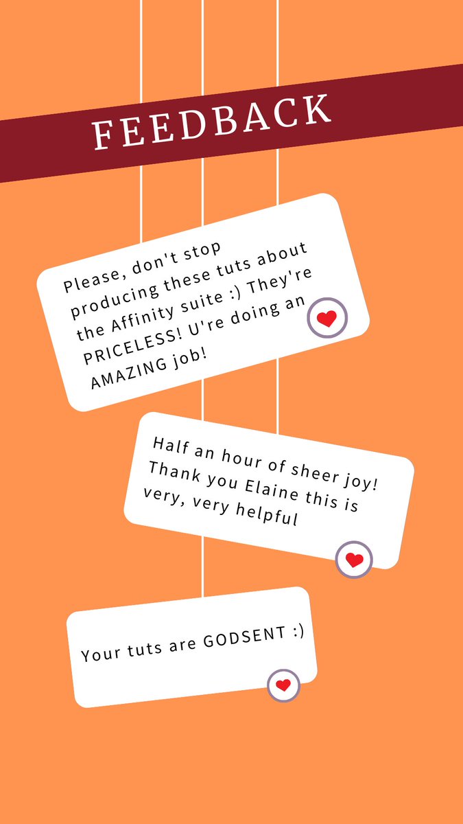 ElaineGiles's tweet image. Make a creator's day and tell them how their work helped you!

#FeedbackFriday