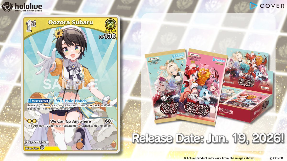 hOCG Card Reveal】 Introducing a card from the Booster Pack