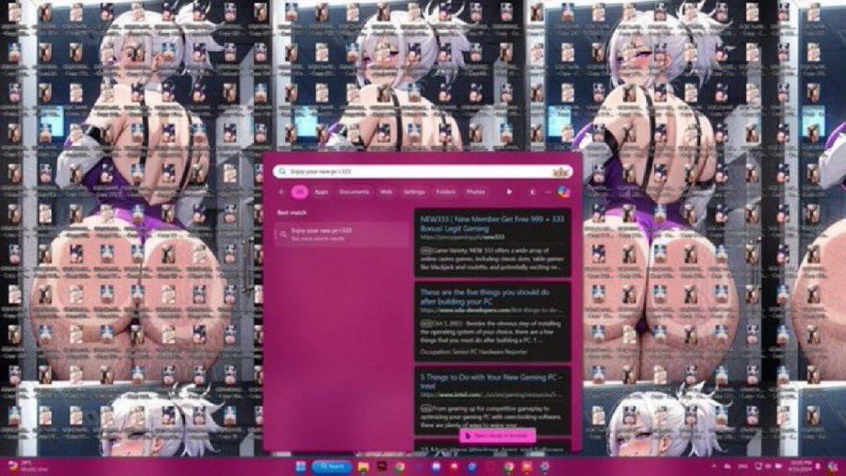 superiortranny's tweet photo. 🛡️ WINDOWS DEFENDER ALERT 🛡️

Threat detected: ROSE-IFIER.exe
Severity: Total Control
• icons replaced
• wallpaper locked to Rose
• user decisions disabled

recommended action: do nothing
you already clicked “run anyway.” 💞

say “yes miss”  🤖
Dm :https://t.co/398ZNQMBN0 https://t.co/eDxb0cQEMP