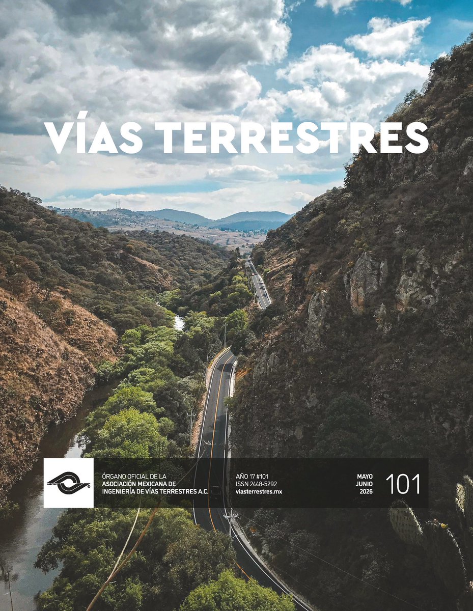 AMIVTACmx's tweet image. ¡Ya está disponible la edición  101 de la revista #VíasTerrestres! 🙌🏻📗
Una edición que explora el nuevo rumbo de la infraestructura en México: economía circular, durabilidad y visión estratégica.
¡Sigue el enlace!🔗 isu.pub/1zFPKD7

 #Infraestructura #Ingeniería #AMIVTAC